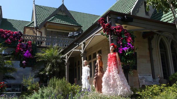 Hemmes opened up his palatial family home on Thursday in Sydney for the Bazaar in Bloom - an annual gala to raise funds for a public fertility and research centre.