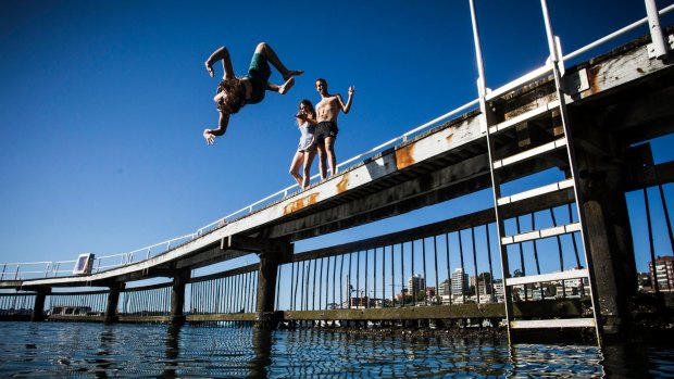 The water will be 21 degrees off the coast, giving Sydneysiders a chance to cool off.