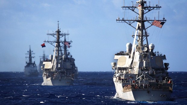 The US Navy is outraging Beijing with regular patrols near disputed South China Sea waters.