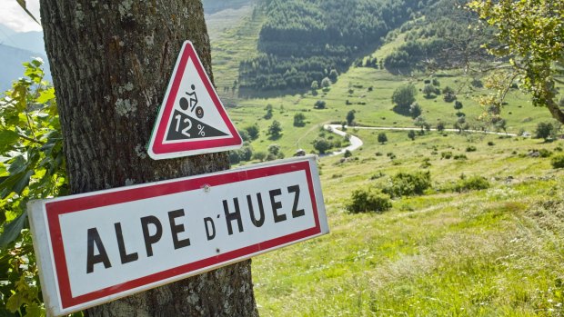 Alpe D' Huez, Hautes Alpes France.