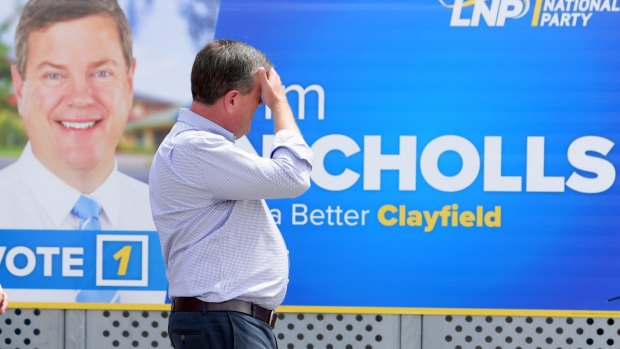 Tim Nicholls will lose the leadership of the LNP because the party's vote dropped so substantially.