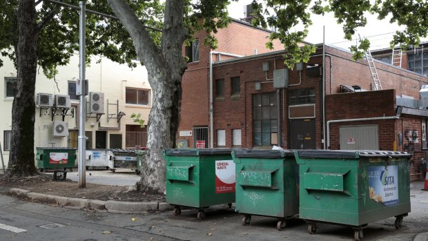 Canberra CBD Limited wants improvements to Verity Lane, behind the Sydney building.