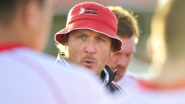 Canberra Vikings coach Brad Harris is set on returning to the Gold Coast.