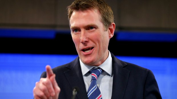 Minister for Social Services Christian Porter has been dubbed leader of the 'Canberra Six'.
