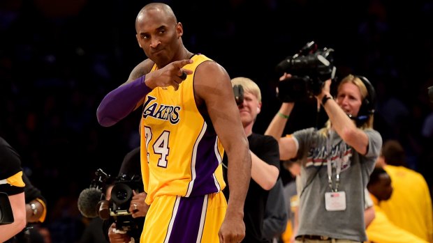 Kobe Bryant was in scintillating form in his NBA farewell.