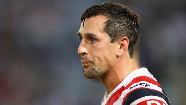 A bridge too far: Rooster Mitchell Pearce.
