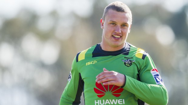 Raiders fullback Jack Wighton has just finished his first full season at No.1.