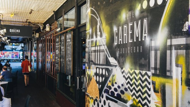 Cafe Garema in Civic. The Fair Work Ombudsman has taken the cafe's directors to court over alleged record-keeping failures and underpaid wages.