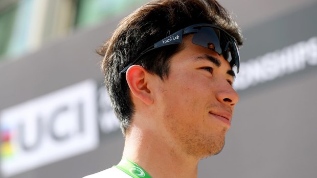 Caleb Ewan: At a loss to understand his crash on the opening day of the Bay Classic.