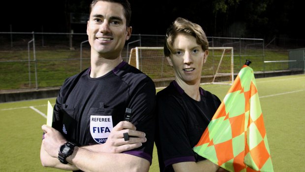 Second chance: Allyson Flynn, right, was all set to go to London in 2012, along with fellow Canberra referee Ben Williams, before injury forced her out.