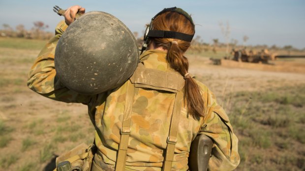 An Australian Army soldier on excersise near Darwin.