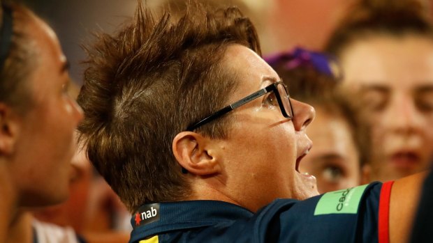 Coach Bec Goddard only gets to see her nine NT-based players on match days.