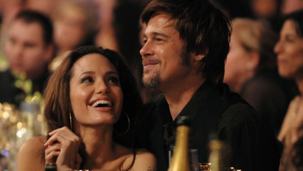 Angelina Jolie and Brad Pitt in 2008. Jolie filed for divorce in September last year.