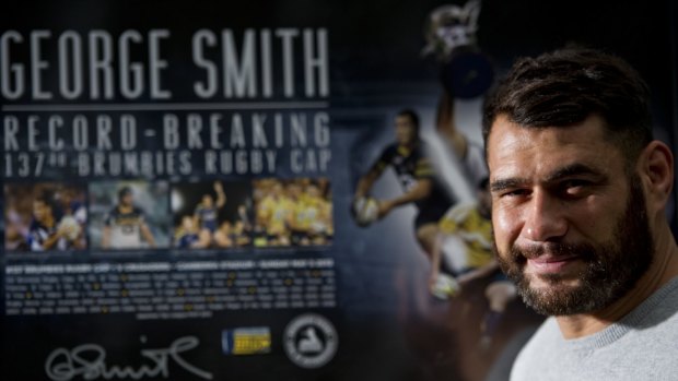 George Smith is a Brumbies record breaker, but will play for Queensland next year.
