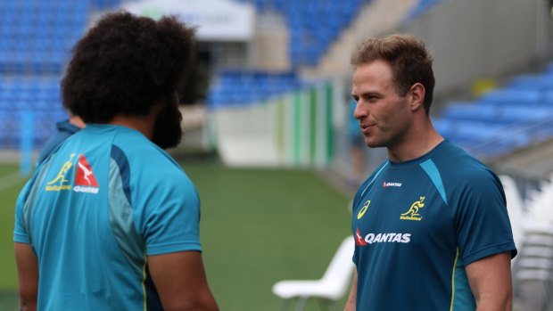 Keen: Retired front-rower Dan Palmer will take charge of the Wallabies scrum during the spring tour.