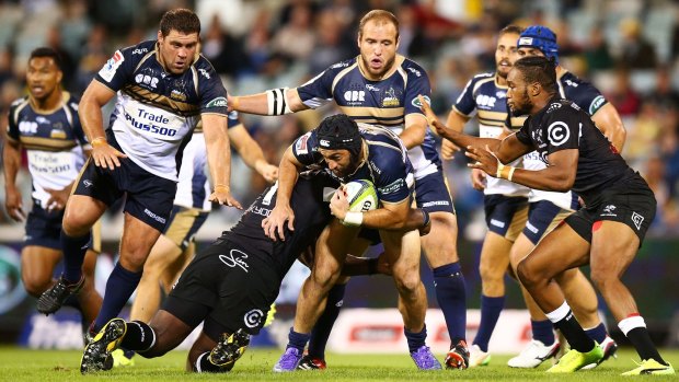 Isaac Thompson made his long-awaited Super Rugby debut on Saturday night.