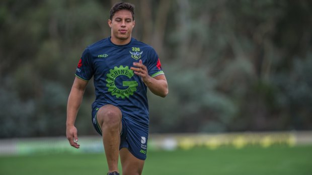 Canberra Raiders forward Joe Tapine will play his 50th NRL game against the Warriors.