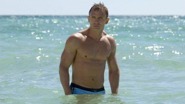 Daniel Craig in his first outing as James Bond in <i>Casino Royale</i>.