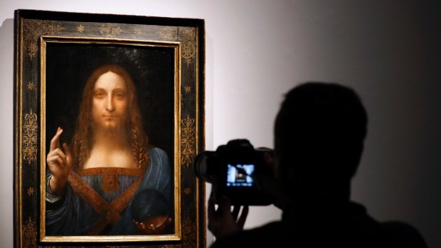 Leonardo da Vinci's 'Salvator Mundi' fetched $US450 million ($594 million) at auction.