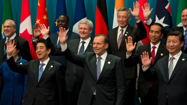 There's only one thing worse than people not enjoying themselves at your party. And that's inviting someone more charming than you: Tony Abbott farewells the G20 with a sigh of relief.
