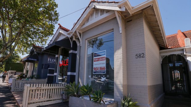 There are about six vacant shops along the small strip.