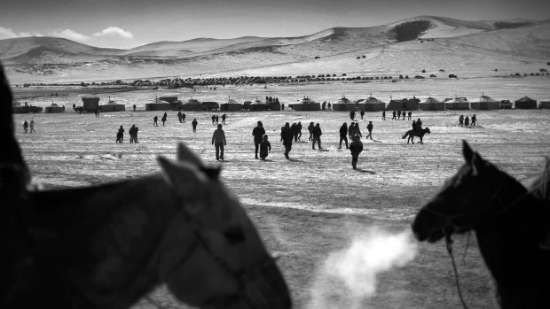 The Naadam festival of Mongolia is a much loved and celebrated festival. Children ride in a 28-kilometre horse race, risking injury and even death. Old and young Mongolians run to the winning horse to touch its sweat as Mongolians believe this brings them good luck.
