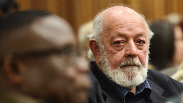 Father of the late Reeve Steenkamp, Barry Steenkamp, in court on Monday.