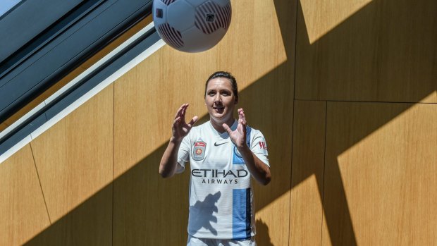 What a catch: Melbourne City recruit Lisa De Vanna. 