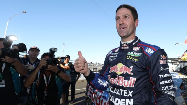 Car troubles: Jamie Whincup.