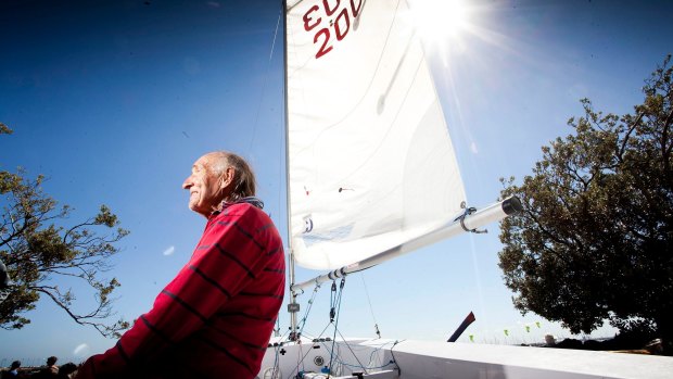 Harold Medd is the oldest competer in the Sailing World Cup.