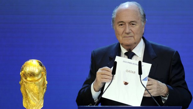 Under fire: FIFA president Sepp Blatter.