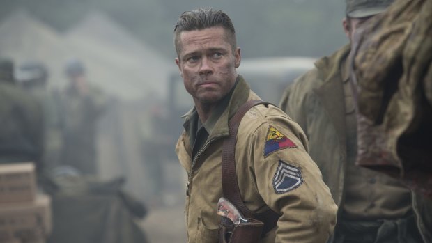 Leaked: copies of Brad Pitt's <i>Fury</i> are reportedly being distributed online via peer-to-peer downloading sites.