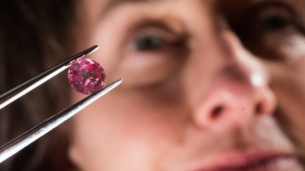 An Argyle pink diamond may fetch several million dollars when it comes up for sale at Mossgreen Auctions in Armadale.