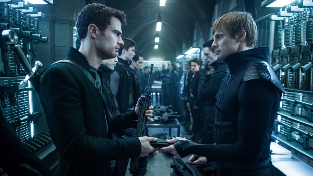 Theo James (left) and Bradley James (right).