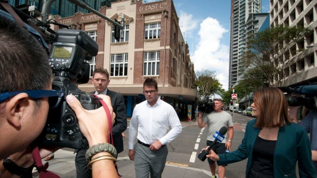 Gable Tostee arrives at court.