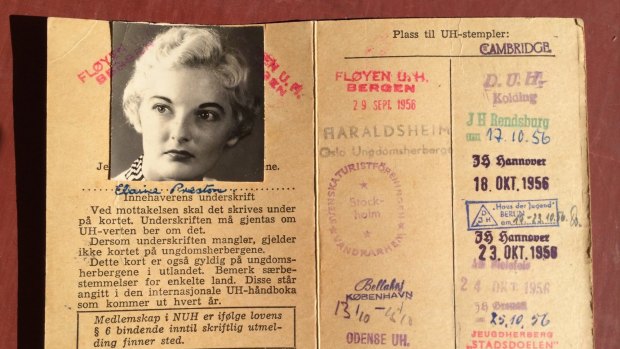 Past documented: Louise Southerden's mother's Youth Hostel card.