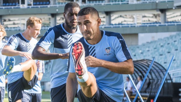 Strong bond: Sydney FC stood by Ali Abbas as he recovered from an horrific knee injury.