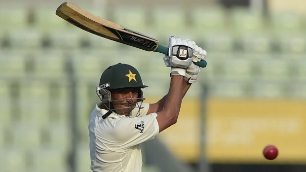 Younis, the 37-year-old veteran of 98 Tests, hit 11 boundaries and three sixes in his 29th Test century.