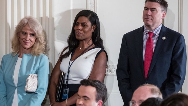 Omarosa attracted criticism when she brought her bridal party to the West Wing for a photo shoot.