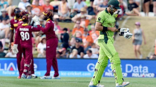 Pakistan crumbled against the West Indies on Saturday.
