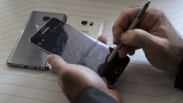 Samsung's Galaxy Note 5 retains its stylus and once-laughable size.
