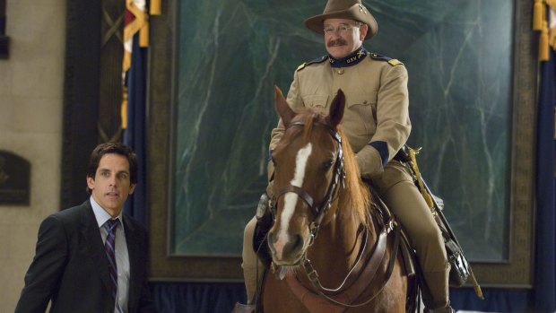 Robin Williams in <i>Night at the Museum</i> sequel.