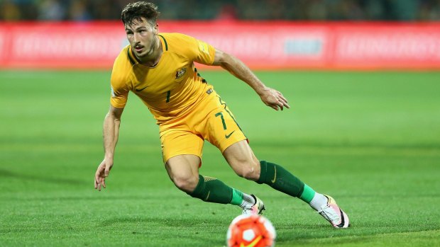 On the ball: Socceroos star Mathew Leckie made the right call in joining German club Ingolstadt.