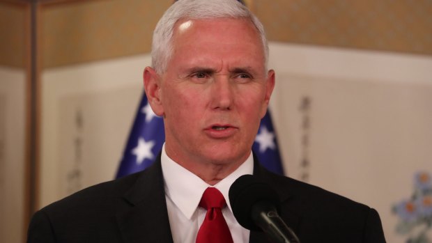 US Vice-President Mike Pence.