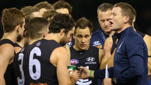 Carlton caretaker coach John Barker will have a battle on his hands to retain the job.