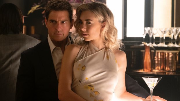 Tom Cruise and Vanessa Kirby, whose  duplicity is played mostly for laughs  in Mission: Impossible - Fallout.