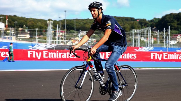 Daniel Ricciardo says he will reconsider road cycling.