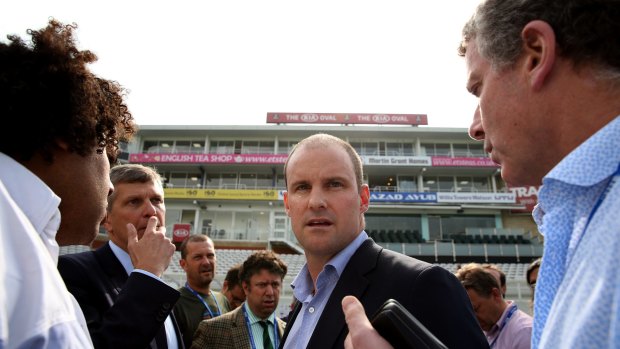 England's cricket boss Andrew Strauss