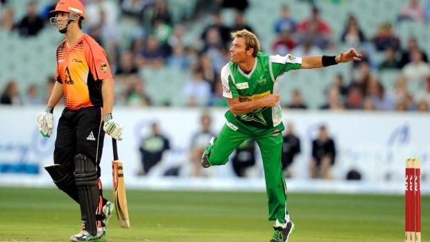 Shane Warne brought early razzle-dazzle to the Big Bash League.