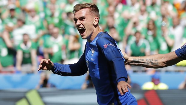 Hero: Antoine Griezmann's two goals gave France the win.